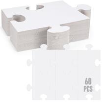 Quebra-cabeças de papelão em branco Sonwyoung 60 unidades 20,2 x 22,9 cm