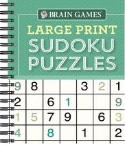 Quebra-cabeças de Sudoku, jogos cerebrais, letras grandes, verde