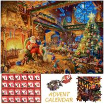 Quebra-cabeças do calendário do advento: ChengQism 1008 peças, 2024