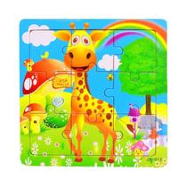 Quebra-Cabeças Educacionais De Madeira 3D Montessori Para Crianças, Animais E Veículos, Jogo De