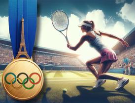 Quebra-Cabeças Esportes Olimpicos Tênis De 120 Peças Em Mdf