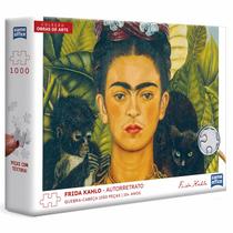 Quebra-Cabeças Frida Kahlo: O Autorretrato 1000 Peças Game Office Quebra-Cabeças Frida Kahlo: O Autorretrato 1000 Peças Game Office