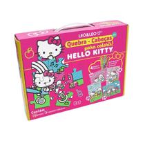 Quebra-cabeças hello kitty 4 em 1 p/colorir 72pc+3hidrocor