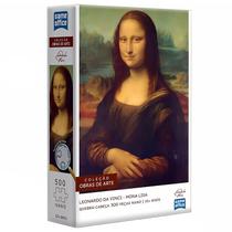 Quebra-Cabeças Leonardo Da Vinci Monalisa 500 Peças