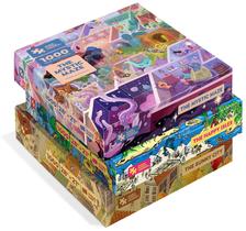 Quebra-cabeças Magic Puzzle Company, pacote com 3, 1000 peças Quebra-cabeças Magic Puzzle Company, pacote com 3, 1000 peças
