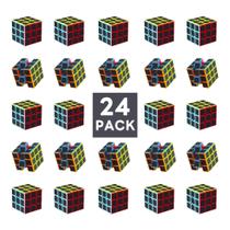 Quebra-cabeças mágicos Mini Speed Cube, 3 cm, pacote com 24 lembrancinhas de festa