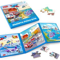 Quebra-cabeças magnéticos SYNARRY Air Land Water Transport 20 peças