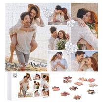 Quebra-cabeças personalizados Quebra-cabeça personalizado Dia dos Namorados 300/500/1000 unidades Quebra-cabeças personalizados Quebra-cabeça personalizado Dia dos Namorados 300/500/1000 unidades