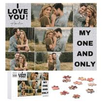 Quebra-cabeças personalizados Quebra-cabeça personalizado para namorados 300/500/1000 peças Quebra-cabeças personalizados Quebra-cabeça personalizado para namorados 300/500/1000 peças