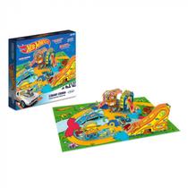 Quebra-cabeças Playset Cidade Cobra Hot Wheels 81 Peças Xalingo - 2320.9