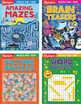Quebra-Cabeças Puzzle Fun 2025 - 4 Livros para Crianças a partir de 6 anos