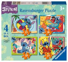 Quebra-cabeças Ravensburger Disney Stitch 4 em uma caixa Quebra-cabeças Ravensburger Disney Stitch 4 em uma caixa