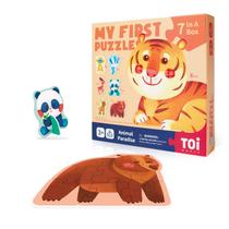 Quebra-cabeças Toi Animal Paradise Toddler, pacotes com 6 ou mais de 3 anos Quebra-cabeças Toi Animal Paradise Toddler, pacotes com 6 ou mais de 3 anos