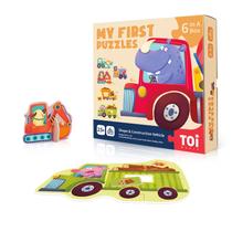 Quebra-cabeças Toi Toddler My First Puzzle, 6 pacotes, animais