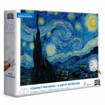 Quebra Cabeças Van Gogh: A Noite Estrelada 1000 Peças Coleção Obras De Arte - Toyster Quebra Cabeças Van Gogh: A Noite Estrelada 1000 Peças Coleção Obras De Arte - Toyster