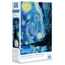 Quebra Cabeças Van Gogh: A Noite Estrelada 500 Peças Coleção Obras De Arte - Toyster Quebra Cabeças Van Gogh: A Noite Estrelada 500 Peças Coleção Obras De Arte - Toyster