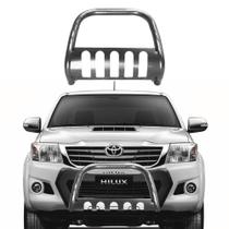 Quebra Mato Hilux 2005 a 2015 com Protetor Cromado Quebra Mato Hilux 2005 a 2015 com Protetor Cromado