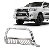 Quebra mato hilux 2006 2007 2008 2009 a 2015 chapa cromo