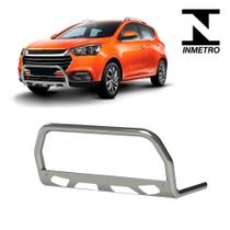 Quebra Mato JAC T40 2017 2018 2019 2020 com chapa Cromado