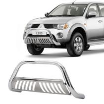 Quebra mato l200 triton 2008 2009 a 2013 chapa cromado Quebra mato l200 triton 2008 2009 a 2013 chapa cromado