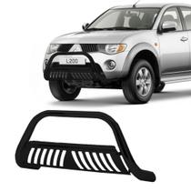 Quebra Mato L200 Triton 2014 2015 2016 Chapa Preto Quebra Mato L200 Triton 2014 2015 2016 Chapa Preto