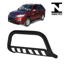 Quebra Mato Lifan X60 2013 a 2016 com chapa Preto