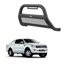 Quebra Mato Ranger 2013 2014 2015 2016 Com Grade Preto