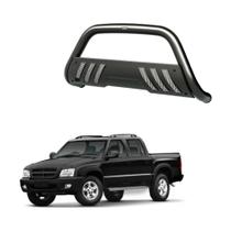 Quebra Mato S10 2007 2008 2009 2010 2011 Com Grade Preto