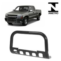 Quebra Mato Silverado 1997 a 2001 com chapa Preto Quebra Mato Silverado 1997 a 2001 com chapa Preto