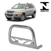 Quebra Mato Sportage 2007 2008 2009 2010 com chapa Cromo