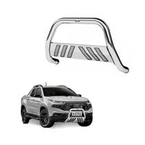 Quebra Mato Toro 2019 2020 2021 4x4 Cromo Com Kit Quebra Mato Toro 2019 2020 2021 4x4 Cromo Com Kit