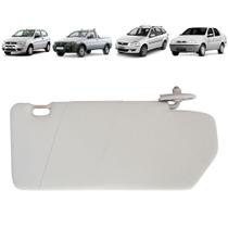 Quebra Sol Cinza Claro Com Bolsa Fiat Palio Siena Strada Weekend Lado Direito Newtec NT1030FT