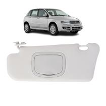 Quebra Sol Cinza Claro com Espelho Fiat Stilo 2003 a 2010 Lado Esquerdo Newtec Nt1041ft Quebra Sol Cinza Claro com Espelho Fiat Stilo 2003 a 2010 Lado Esquerdo Newtec Nt1041ft