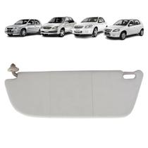 Quebra Sol Cinza Com Bolsa Chevrolet Corsa Classic Celta Prisma Lado Esquerdo Newtec NT2203GM