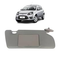 Quebra Sol Cinza Com Caixa Espelho Ford Ka 2008A2013 Direito