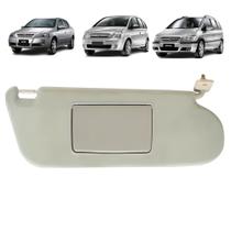 Quebra Sol Cinza com Espelho Chevrolet Astra Meriva Zafira Lado Direito Newtec Nt2100gm