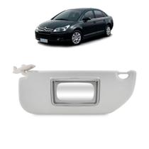 Quebra Sol Cinza com Espelho Citroen C4 Hatch/pallas 2004 a 2012 Lado Direito Newtec Nt7020ct Quebra Sol Cinza com Espelho Citroen C4 Hatch/pallas 2004 a 2012 Lado Direito Newtec Nt7020ct