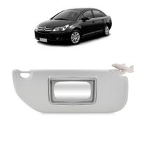 Quebra Sol Cinza com Espelho Citroen C4 Hatch/pallas 2004 a 2012 Lado Esquerdo Newtec Nt7021ct Quebra Sol Cinza com Espelho Citroen C4 Hatch/pallas 2004 a 2012 Lado Esquerdo Newtec Nt7021ct