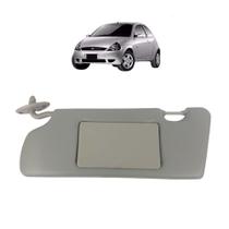 Quebra Sol Cinza com Espelho Ford Ka 1997 a 2007 Lado Esquerdo Newtec Nt1521fd Quebra Sol Cinza com Espelho Ford Ka 1997 a 2007 Lado Esquerdo Newtec Nt1521fd
