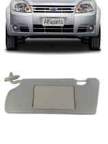 Quebra Sol Cinza com Espelho Ford Ka 2001 a 2013 Lado Esquerdo