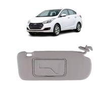 Quebra Sol Cinza com Espelho Hyundai Hb20 2012 a 2021 Lado Esquerdo Newtec Nt5001hy Quebra Sol Cinza com Espelho Hyundai Hb20 2012 a 2021 Lado Esquerdo Newtec Nt5001hy