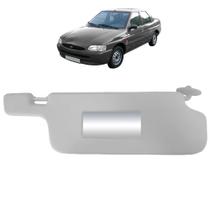 Quebra Sol Cinza com Espelho Simples Ford Escort 1992 a 2003 Lado Direito Newtec Nt1700fd Quebra Sol Cinza com Espelho Simples Ford Escort 1992 a 2003 Lado Direito Newtec Nt1700fd