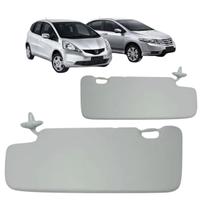 Quebra Sol City Fit 2009 2010 2011 2012 2013 2014 Cinza Quebra Sol City Fit 2009 2010 2011 2012 2013 2014 Cinza