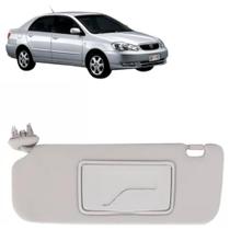 Quebra Sol com Espelho Corolla 2003 até 2007 Lado Esquerdo Quebra Sol com Espelho Corolla 2003 até 2007 Lado Esquerdo
