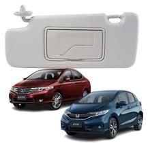 Quebra Sol com Espelho do Honda City Fit 09-14 Lado Esquerdo Quebra Sol com Espelho do Honda City Fit 09-14 Lado Esquerdo
