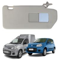 Quebra Sol com Espelho do Novo Uno/Fiorino - Lado Esquerdo Quebra Sol com Espelho do Novo Uno/Fiorino - Lado Esquerdo