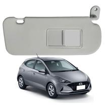 Quebra Sol Com Espelho Hb20 12-21 Cinza Ld Direito Quebra Sol Com Espelho Hb20 12-21 Cinza Ld Direito