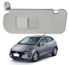 Quebra sol com espelho hb20 12-21 cinza ld esquerdo