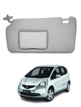 Quebra sol com espelho honda fit 03-08 ld esquerdo - NEWTEC