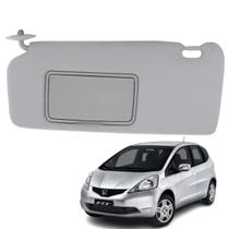 Quebra Sol Com Espelho Honda Fit 03-08 Ld Esquerdo
